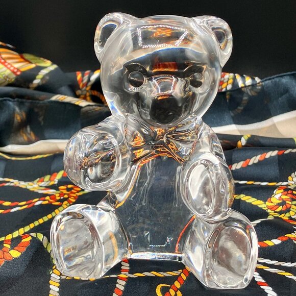 Vintage 1970's Godinger Crystal Steiff Bear Limited Edition - Picture 2 of 10